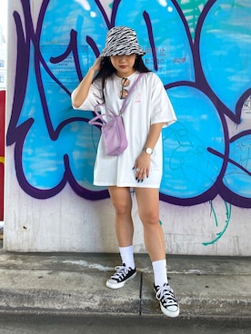 YO-NEさん(レディース・155cm)の夏コーディネート
