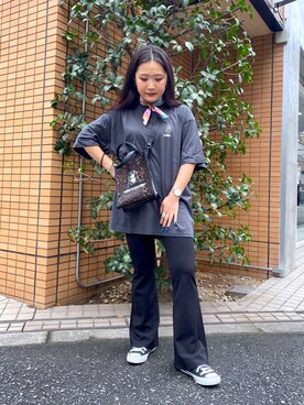 YO-NEさん（レディース・155cm）の夏コーディネート