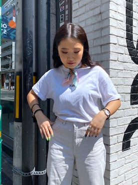 YO-NEさん（レディース・155cm）の夏コーディネート