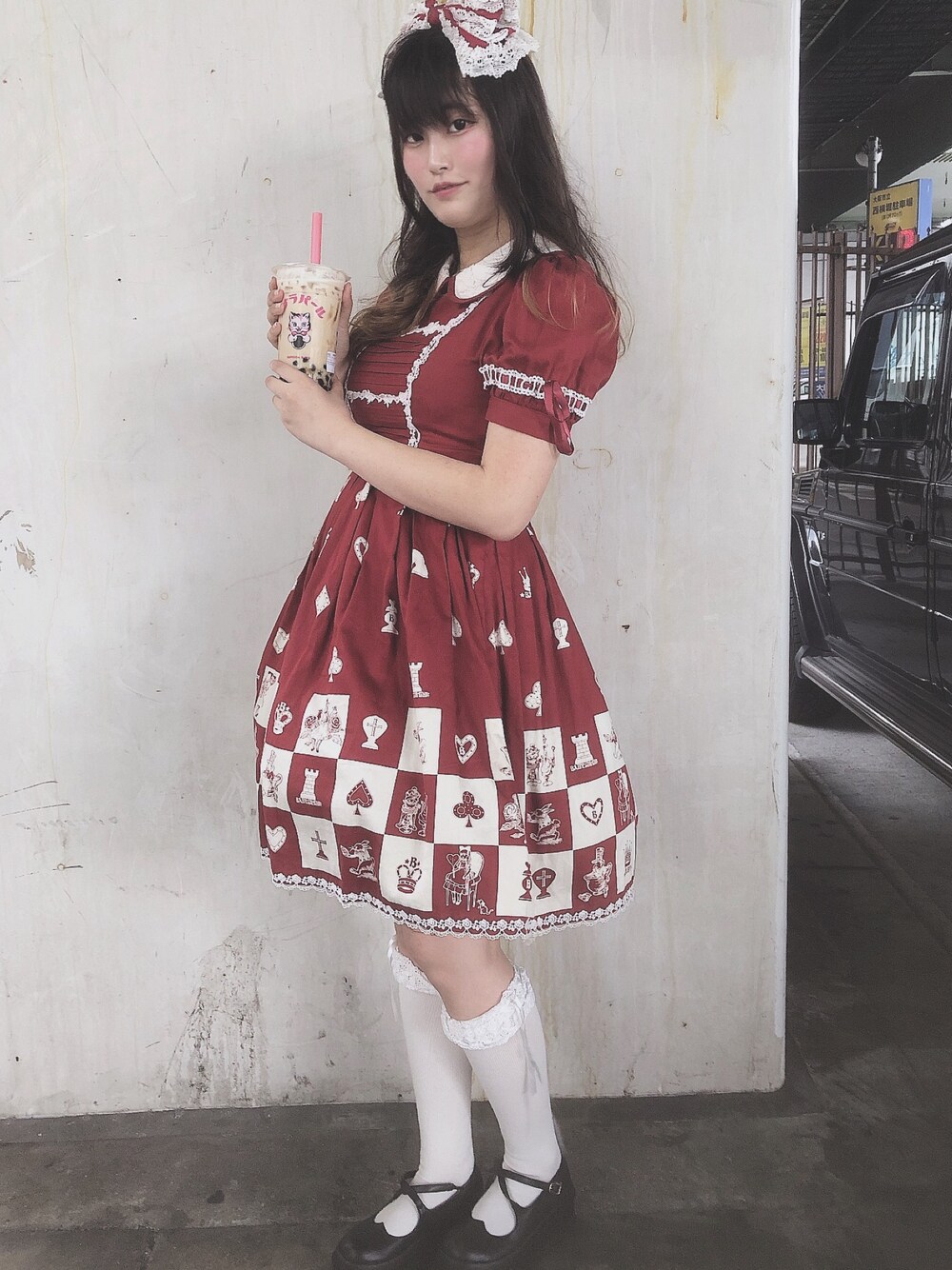 「BABY THE STARS SHINE BRIGHT、ロリィタ、ロリータ、甘ロリ」｜「Alice and the PIRATESのアイテム（カチューシャ、レッド系）」を使った、mitu_kunさん（レディース・165cm）の秋コーディネートの1枚目の写真