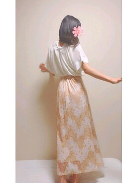 「J.BRAND for ROSEBUD（ジェイブランドフォーローズバッ）のアイテム（スカート、その他）」を使った、sα🥀さん（レディース・168cm）の夏コーディネート