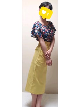 「GLOBAL WORK（グローバルワーク）のアイテム（トップス、ブルー系）」を使った、sα🥀さん（レディース・168cm）の夏コーディネート