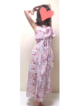 「TeddyShop（テディショップ）のアイテム（ワンピース/ドレス、ピンク系）」を使った、sα🥀さん（レディース・168cm）の夏コーディネート