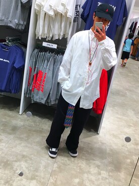「アイテム（フォーマルスーツ/小物）」を使った、Sho-goさん（メンズ・170cm・10代）の夏コーディネート