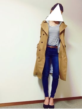 「Te chichi（テチチ）のアイテム（ジャケット/アウター）」を使った、ayuさん（レディース・167cm）の冬コーディネート