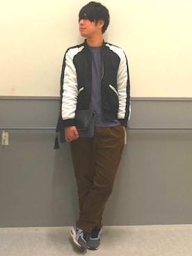 ヤスyasuさん（メンズ・180cm）の冬コーディネート