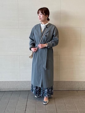 古川　雪絵さん（レディース・152cm）の冬コーディネート