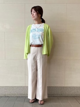 古川　雪絵さん（レディース・152cm）の春コーディネート