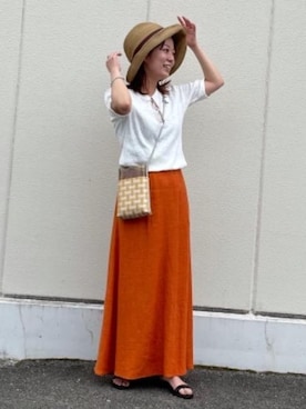 古川　雪絵さん（レディース・152cm）の春コーディネート