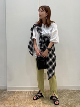 古川　雪絵さん（レディース・152cm）の夏コーディネート