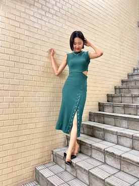 「わんぴ」｜RIOさん（レディース・164cm）の夏コーディネート