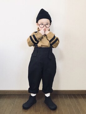 hibihakuさん（キッズ・100cm）の冬コーディネート