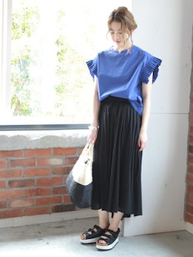 asanoさん（レディース・158cm）の夏コーディネート