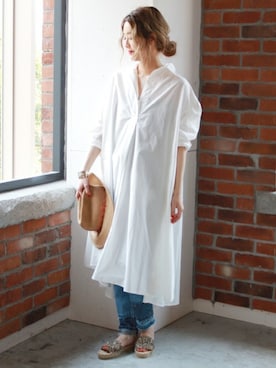 asanoさん（レディース・158cm）の夏コーディネート