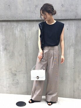 asanoさん(レディース・158cm)の夏コーディネート