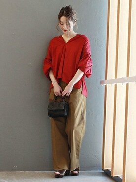 asanoさん（レディース・160cm）の秋コーディネート