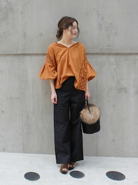 asanoさん（レディース・158cm）の秋コーディネート