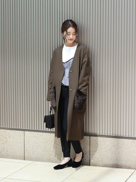 asanoさん（レディース・158cm）の秋コーディネート