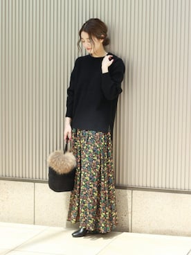 asanoさん（レディース・158cm）の秋コーディネート