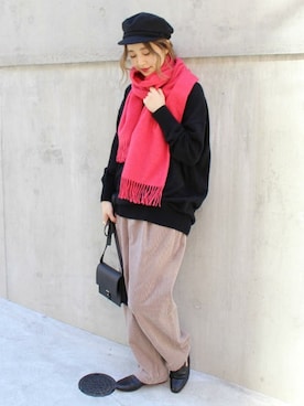 「GRILLO（グリーロ）のアイテム」を使った、asanoさん（レディース・158cm）の秋コーディネート