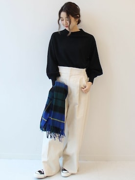 asanoさん（レディース・158cm）の秋コーディネート