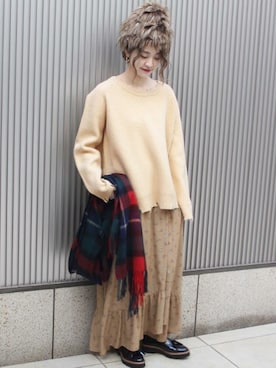 asanoさん（レディース・158cm）の冬コーディネート