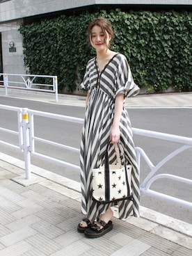 「TEMBEA（テンベア）のアイテム」を使った、asanoさん（レディース・158cm）の冬コーディネート