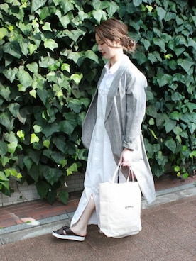 「TEMBEA（テンベア）のアイテム」を使った、asanoさん（レディース・158cm）の冬コーディネート