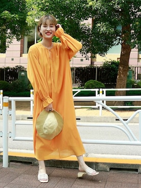 asanoさん（レディース・158cm）の夏コーディネート