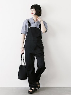 「YAHKI（ヤーキ）のアイテム」を使った、asanoさん（レディース・158cm）の春コーディネート