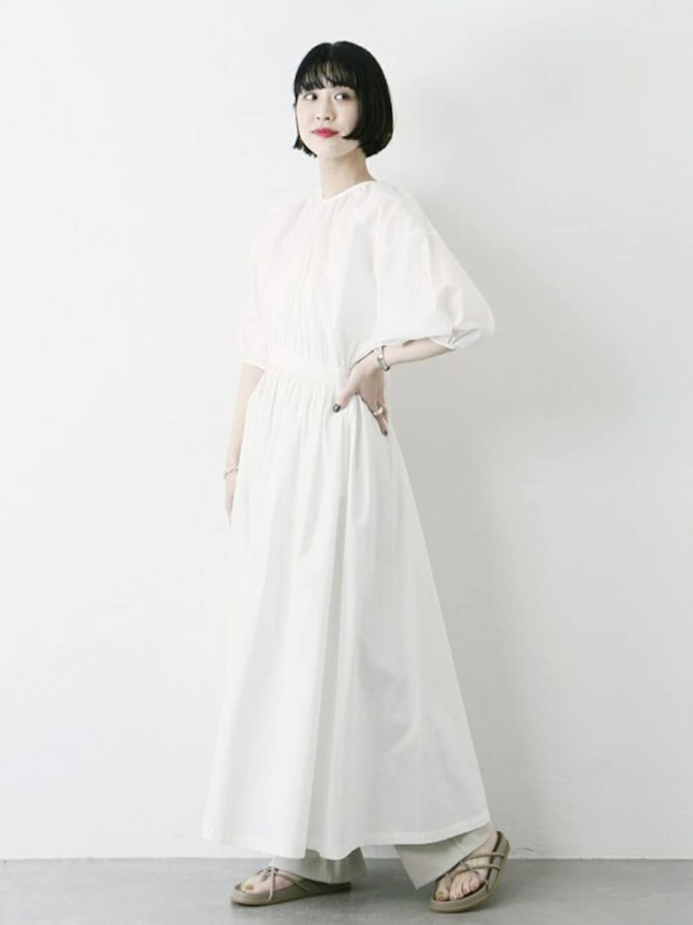 CLANE（クラネ）の「【CLANE/クラネ】BACK SCHOEN GATHER OP  