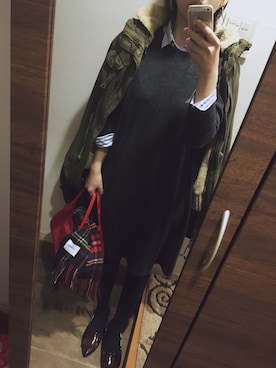 blue blueさん（レディース・157cm）の冬コーディネート