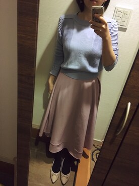 blue blueさん（レディース・157cm）の冬コーディネート