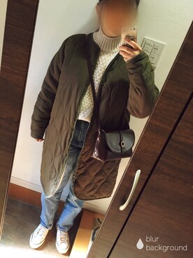 「KOBE LETTUCE（コウベレタス）のアイテム（ブルゾン）」を使った、blue blueさん（レディース・157cm）の秋コーディネート