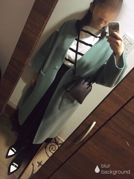 「U by SPICK&SPAN（ユーバイスピックアンドスパン）のアイテム（ジャケット/アウター）」を使った、blue blueさん（レディース・157cm）の冬コーディネート