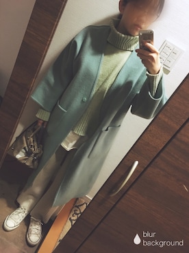 「ペールトーン」｜「アイテム（その他アウター）」を使った、blue blueさん（レディース・157cm）の春コーディネート