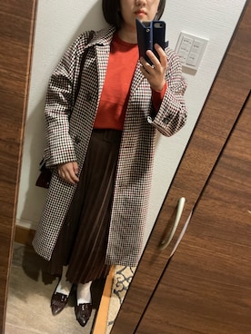 「fifth（フィフス）のアイテム（セットアップ）」を使った、blue blueさん（レディース・157cm）の冬コーディネート