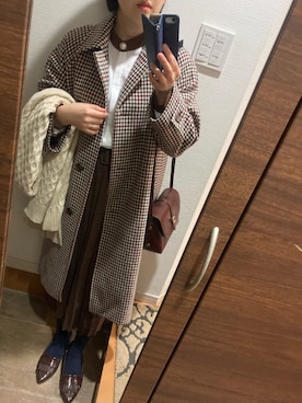 「Amulet（アミュレット）のアイテム」を使った、blue blueさん（レディース・157cm）の冬コーディネート