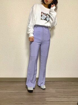 「GRL」｜「アイテム（スリッポン）」を使った、KANAKOさん（レディース・152cm）の春コーディネート