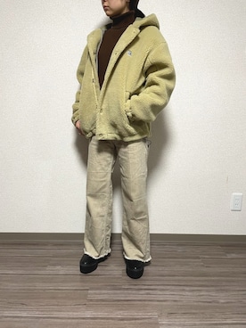 「HELLY HANSEN（ヘリーハンセン）のアイテム（ジャケット/アウター）」を使った、KANAKOさん（レディース・152cm）の冬コーディネート