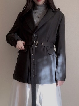 「CANDY（キャンディー）のアイテム」を使った、미카(ミカ)さん（レディース・157cm）の冬コーディネート