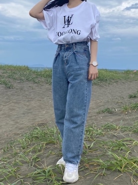 「韓国好きな人と繋がりたい」｜「アイテム（その他）」を使った、미카(ミカ)さん（レディース・157cm）の夏コーディネート