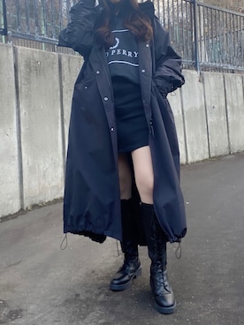 「JEANASIS（ジーナシス）のアイテム（マウンテンパーカー）」を使った、미카(ミカ)さん（レディース・157cm）の秋コーディネート