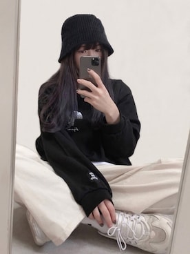 미카(ミカ)さん(レディース・157cm)の冬コーディネート