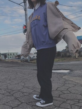 りんさん（レディース・159cm）の秋コーディネート