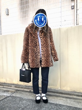 「G.V.G.V.（ジーヴィージーヴィー）のアイテム（その他アウター）」を使った、Alyssaさん（レディース・161cm）の冬コーディネート