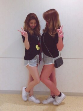 プチプラ★くまさんさん(レディース・150cm)の夏コーディネート