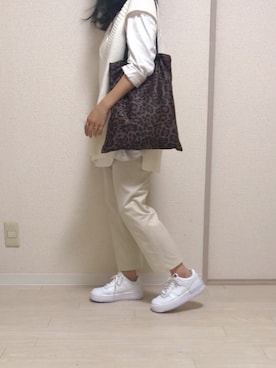 「アイテム（ピアス（両耳用））」を使った、プチプラ★くまさんさん（レディース・150cm・20代）の秋コーディネート