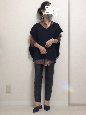 プチプラ★くまさんさん（レディース・150cm）の秋コーディネート