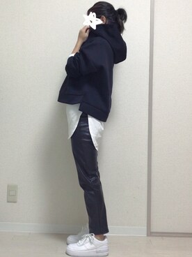 「ADDICTION（アディクション）のアイテム」を使った、プチプラ★くまさんさん（レディース・150cm）の秋コーディネート